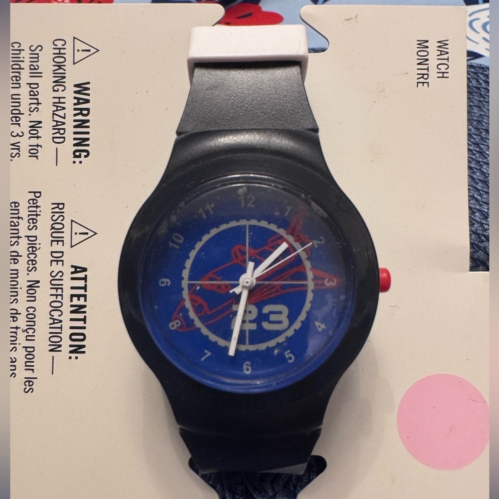 Gymboree Space Trooper watch black band NWT